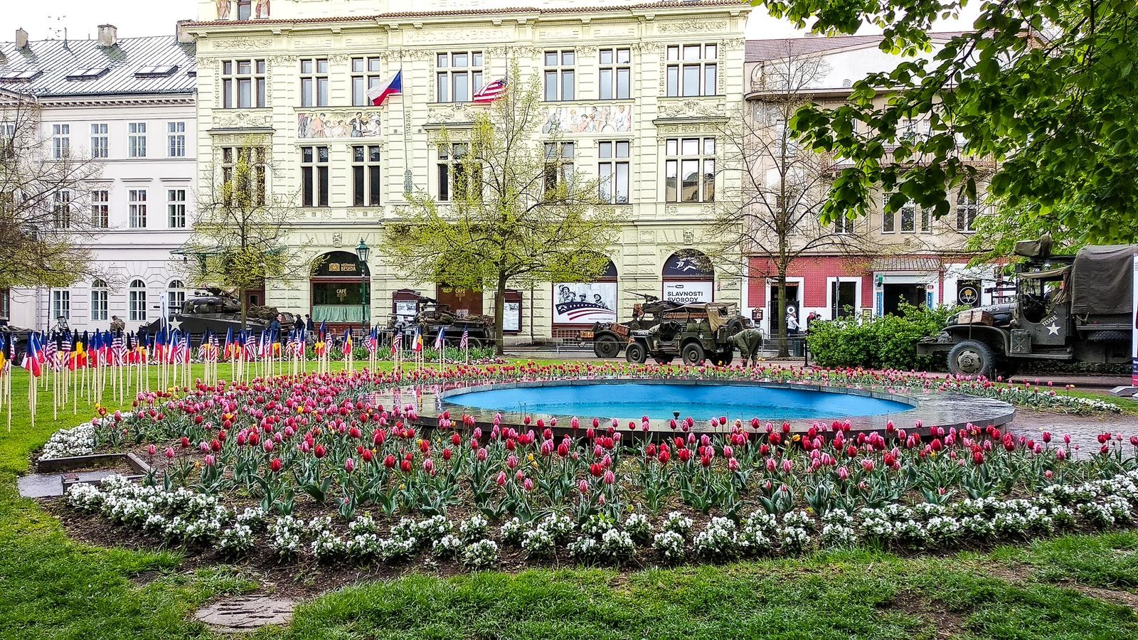 Slavnosti svobody 2021 - Historická vojenská technika (foto: V. Chaloupka / M. Pecuch, 6.-7.5.2021)