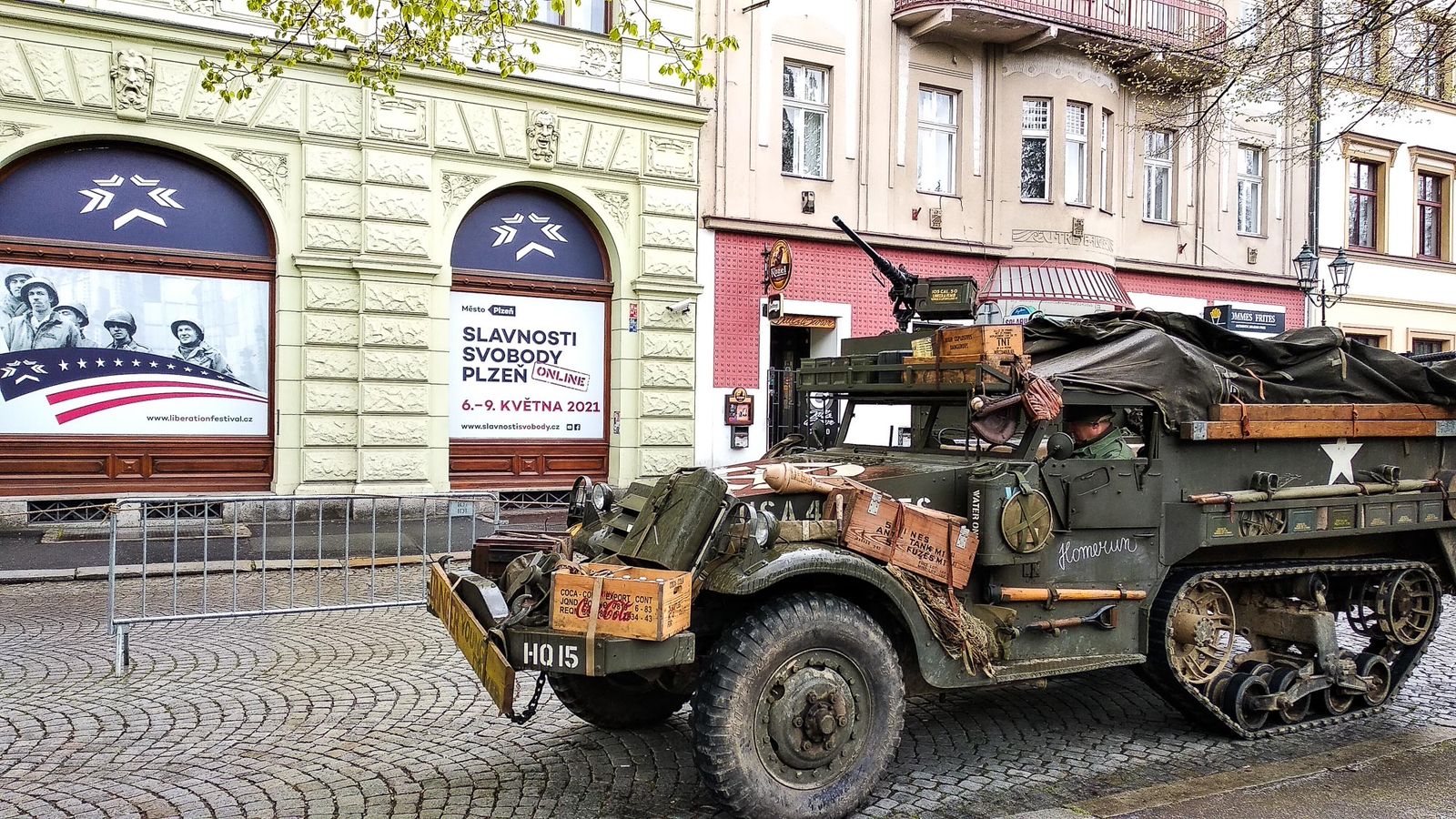 Slavnosti svobody 2021 - Historická vojenská technika (foto: V. Chaloupka / M. Pecuch, 6.-7.5.2021)