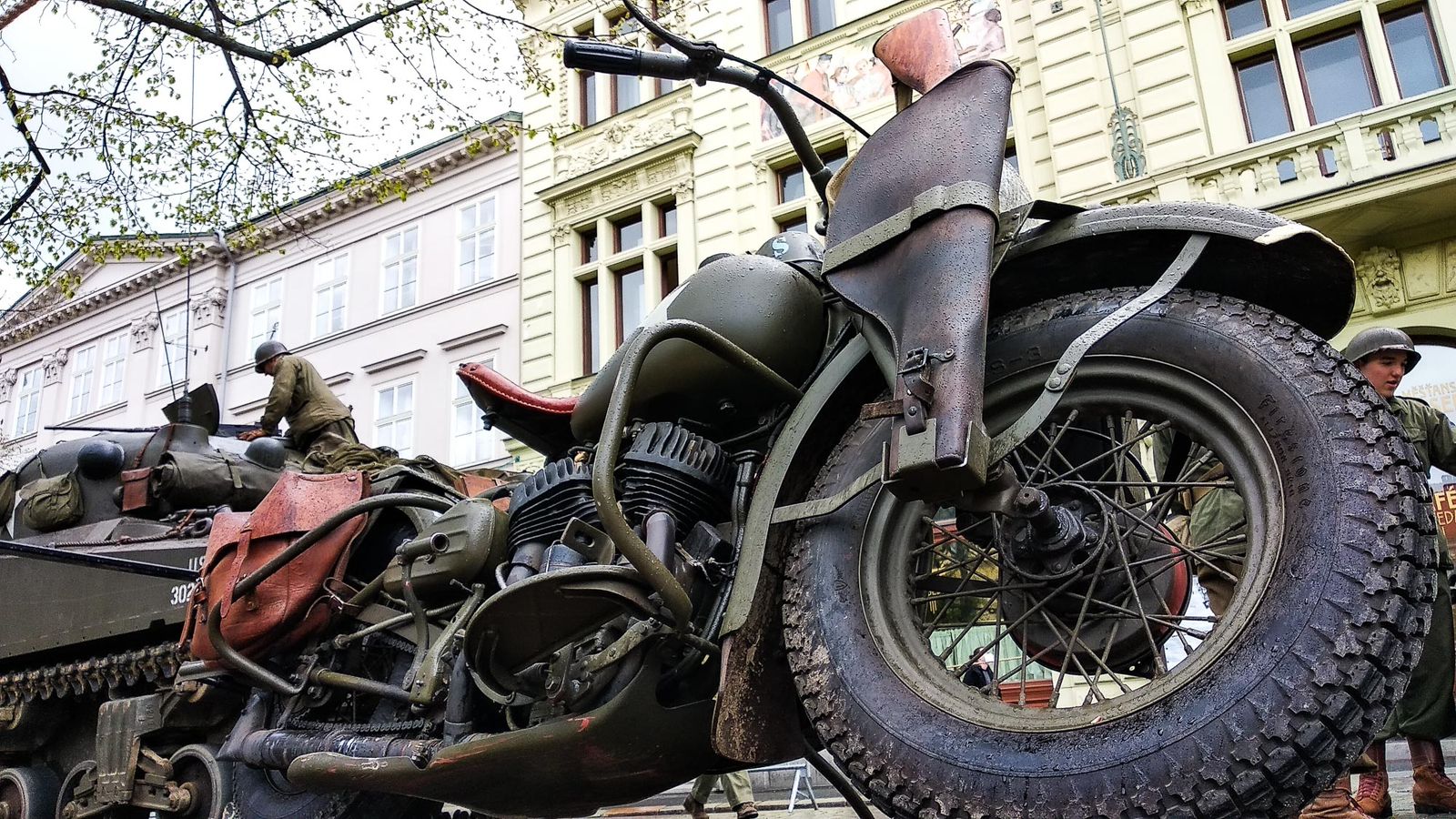 Slavnosti svobody 2021 - Historická vojenská technika (foto: V. Chaloupka / M. Pecuch, 6.-7.5.2021)