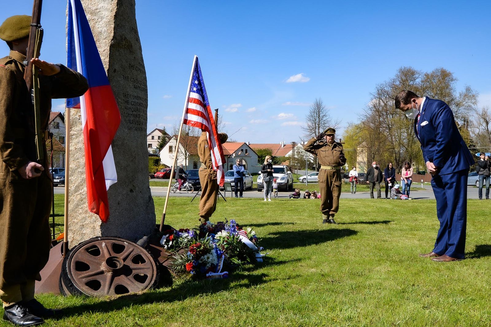 Slavnosti svobody 2021 - Pietní akt v Kyšicích