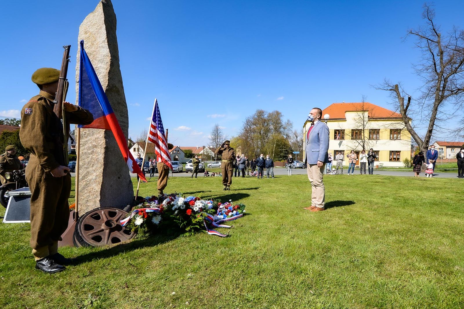 Slavnosti svobody 2021 - Pietní akt v Kyšicích