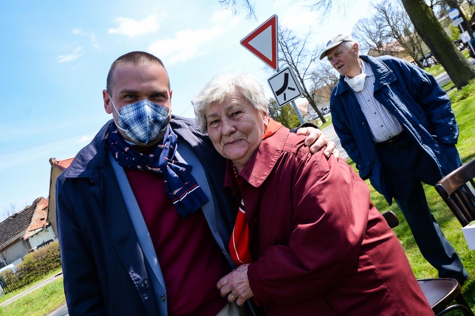 Slavnosti svobody 2021 - Pietní akt v Kyšicích (foto: M. Pecuch, 8.5.2021)