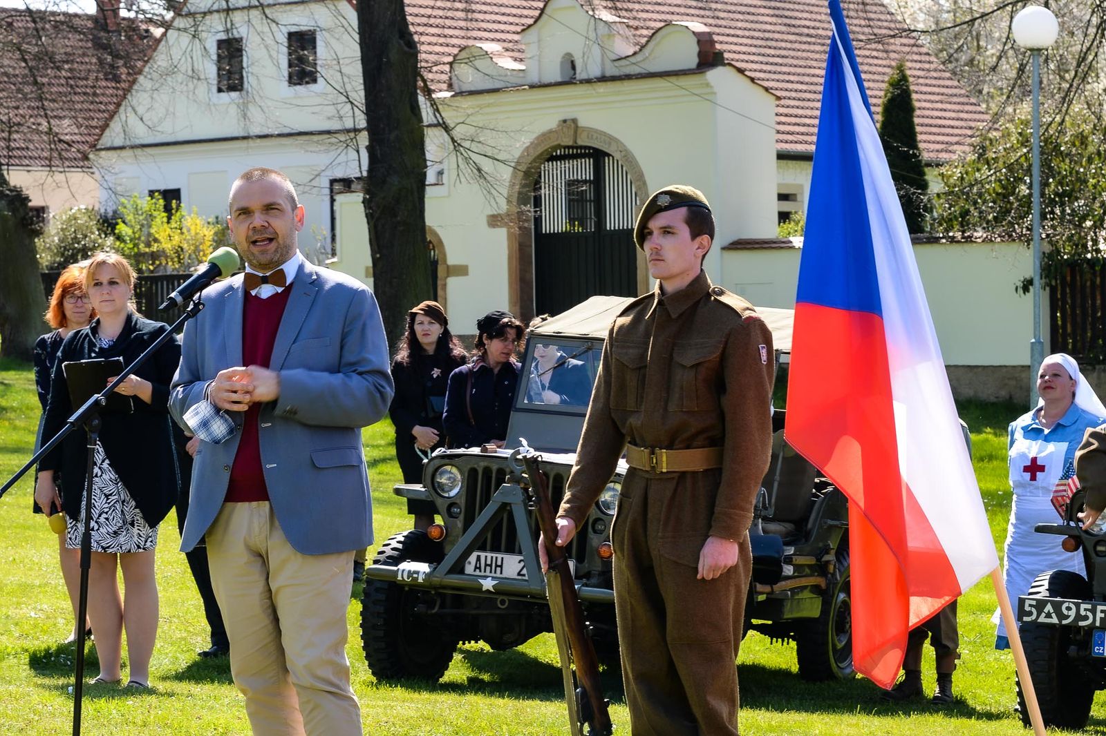 Slavnosti svobody 2021 - Pietní akt v Kyšicích (foto: M. Pecuch, 8.5.2021)