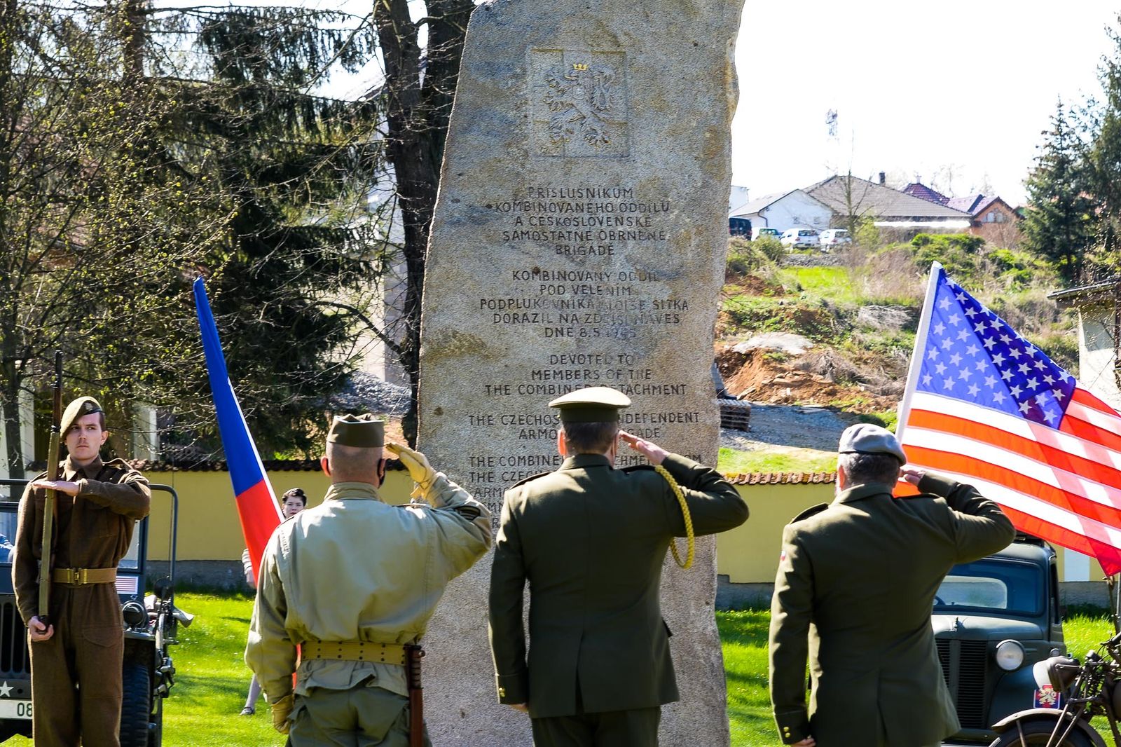 Slavnosti svobody 2021 - Pietní akt v Kyšicích (foto: M. Pecuch, 8.5.2021)