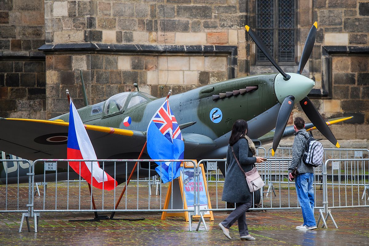Slavnosti svobody 2021 - Atmosféra v ulicích a ve studiu (foto: M. Chaloupka, 7.5.2021)