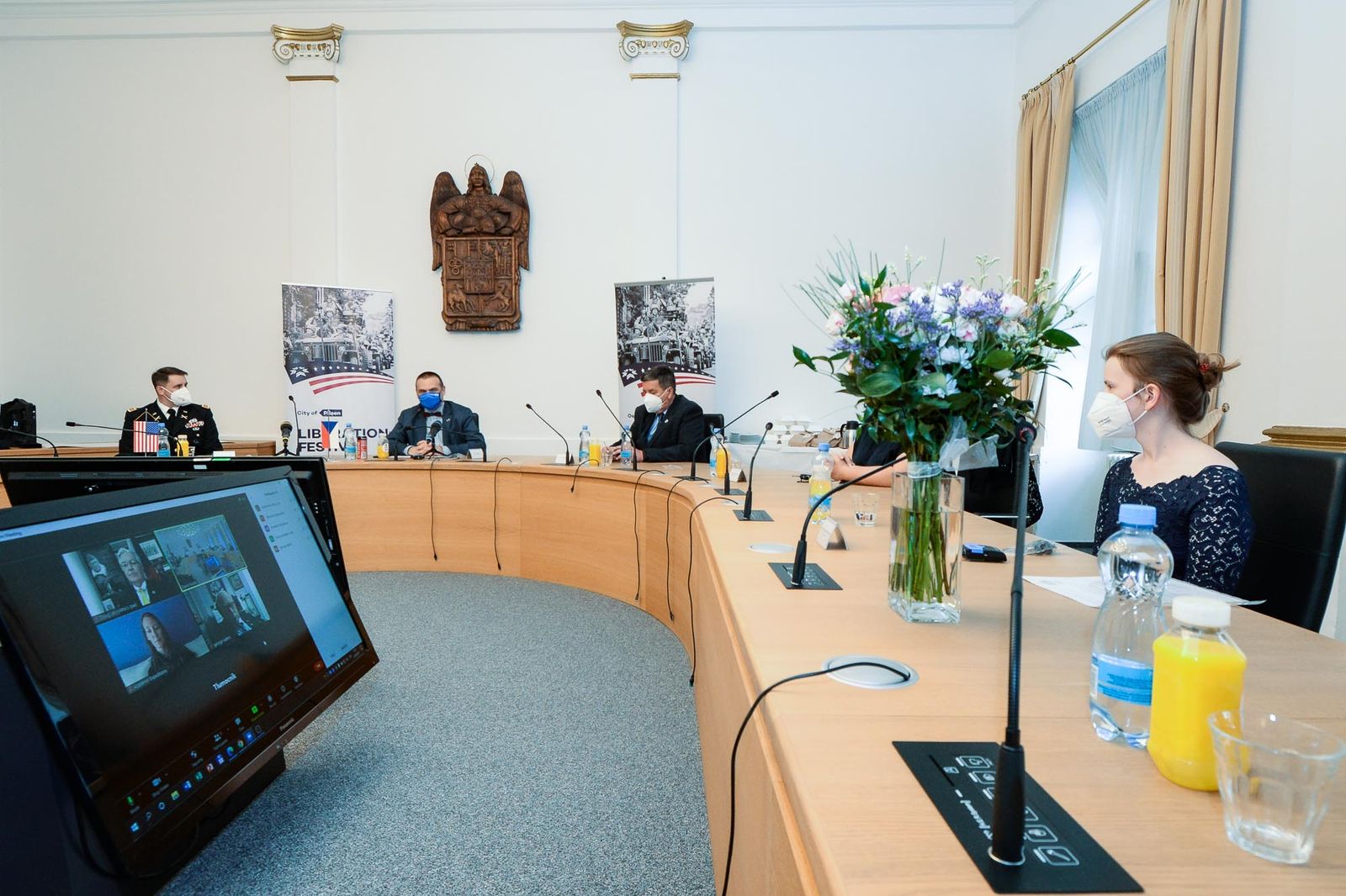 Držitelem stipendia generála Pattona je Simona Schmiedhuberová (foto: M. Pecuch, 24.5.2021)