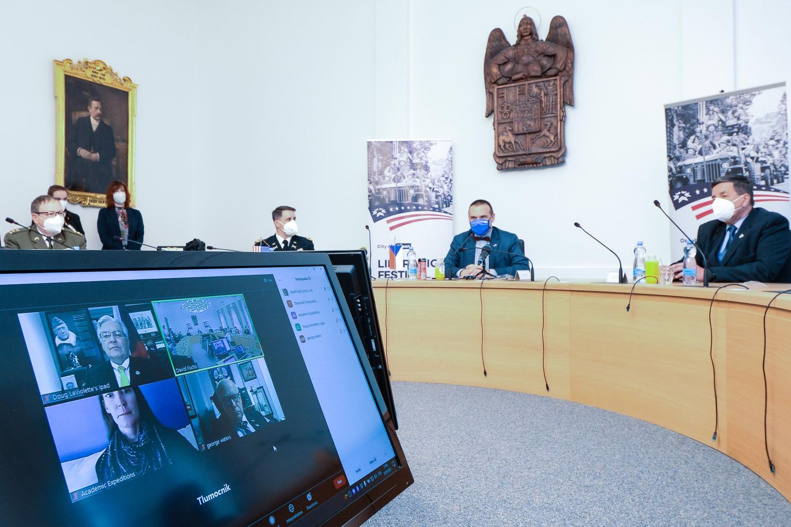 Držitelem stipendia generála Pattona je Simona Schmiedhuberová (foto: M. Pecuch, 24.5.2021)