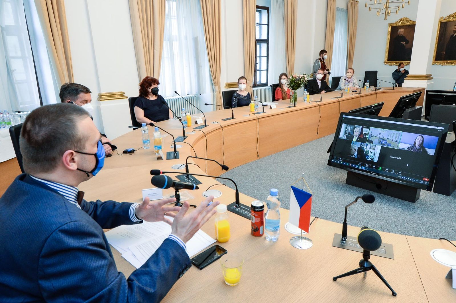 Držitelem stipendia generála Pattona je Simona Schmiedhuberová (foto: M. Pecuch, 24.5.2021)