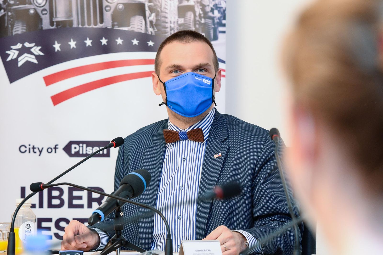 Držitelem stipendia generála Pattona je Simona Schmiedhuberová (foto: M. Pecuch, 24.5.2021)