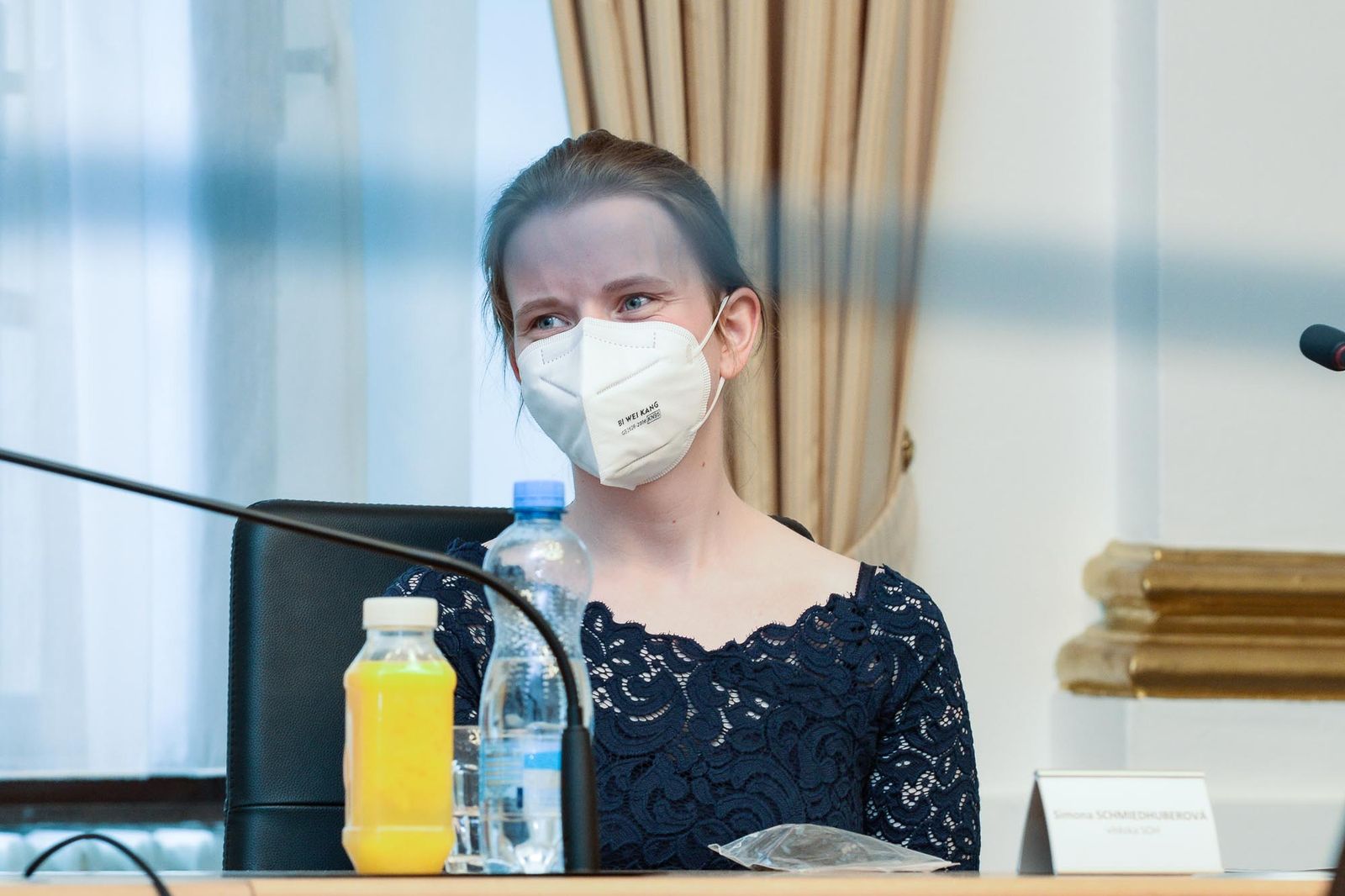 Držitelem stipendia generála Pattona je Simona Schmiedhuberová (foto: M. Pecuch, 24.5.2021)