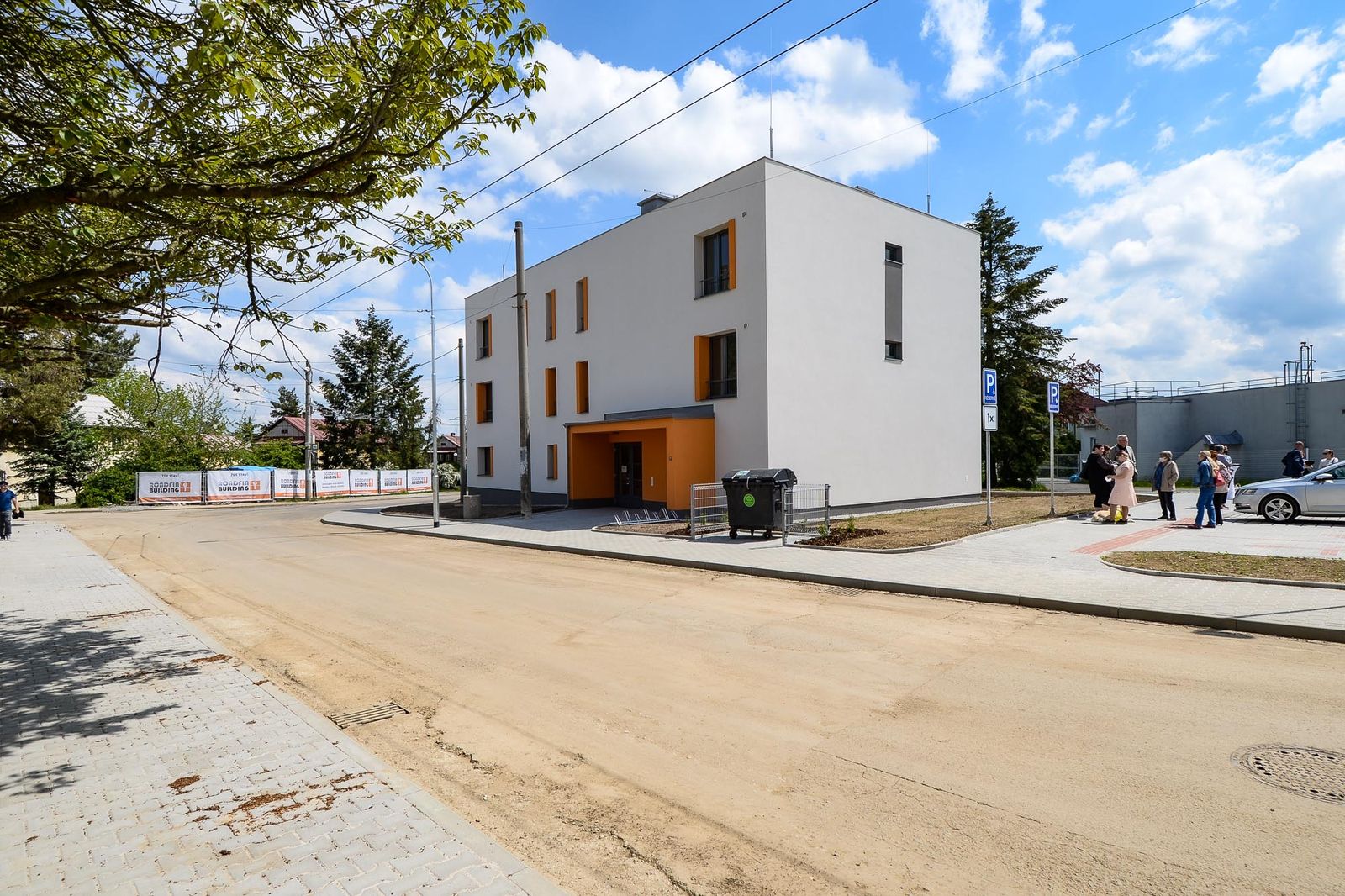 Dokončení 1. etapy bytového projektu v Zátiší (foto: M. Pecuch, 31.5.2021)