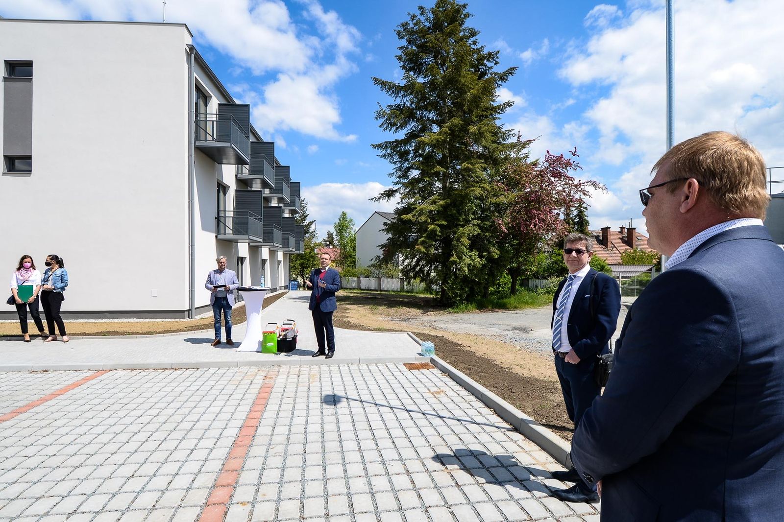 Dokončení 1. etapy bytového projektu v Zátiší (foto: M. Pecuch, 31.5.2021)