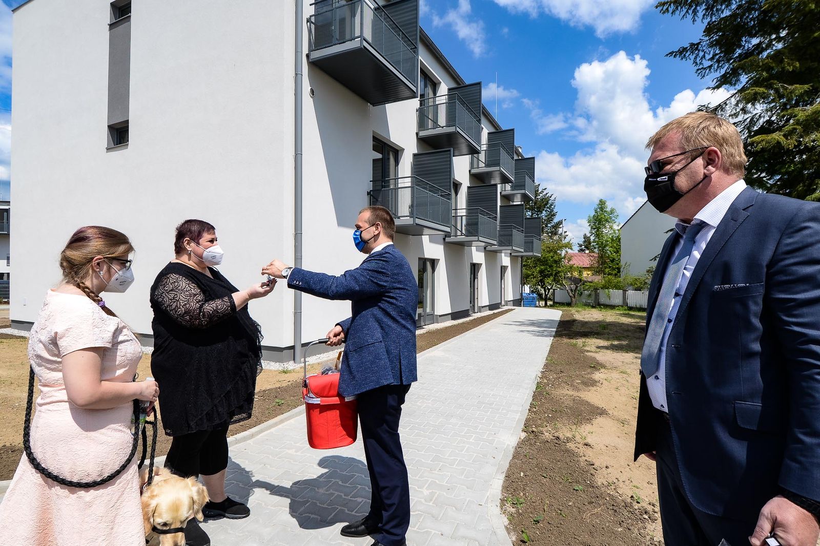 Dokončení 1. etapy bytového projektu v Zátiší (foto: M. Pecuch, 31.5.2021)
