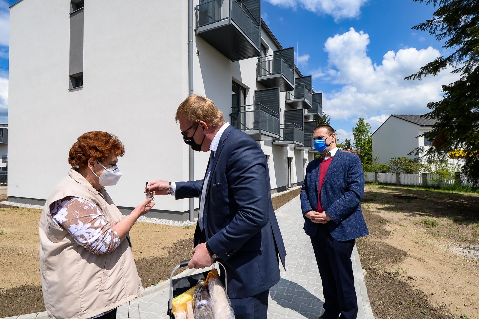 Dokončení 1. etapy bytového projektu v Zátiší (foto: M. Pecuch, 31.5.2021)