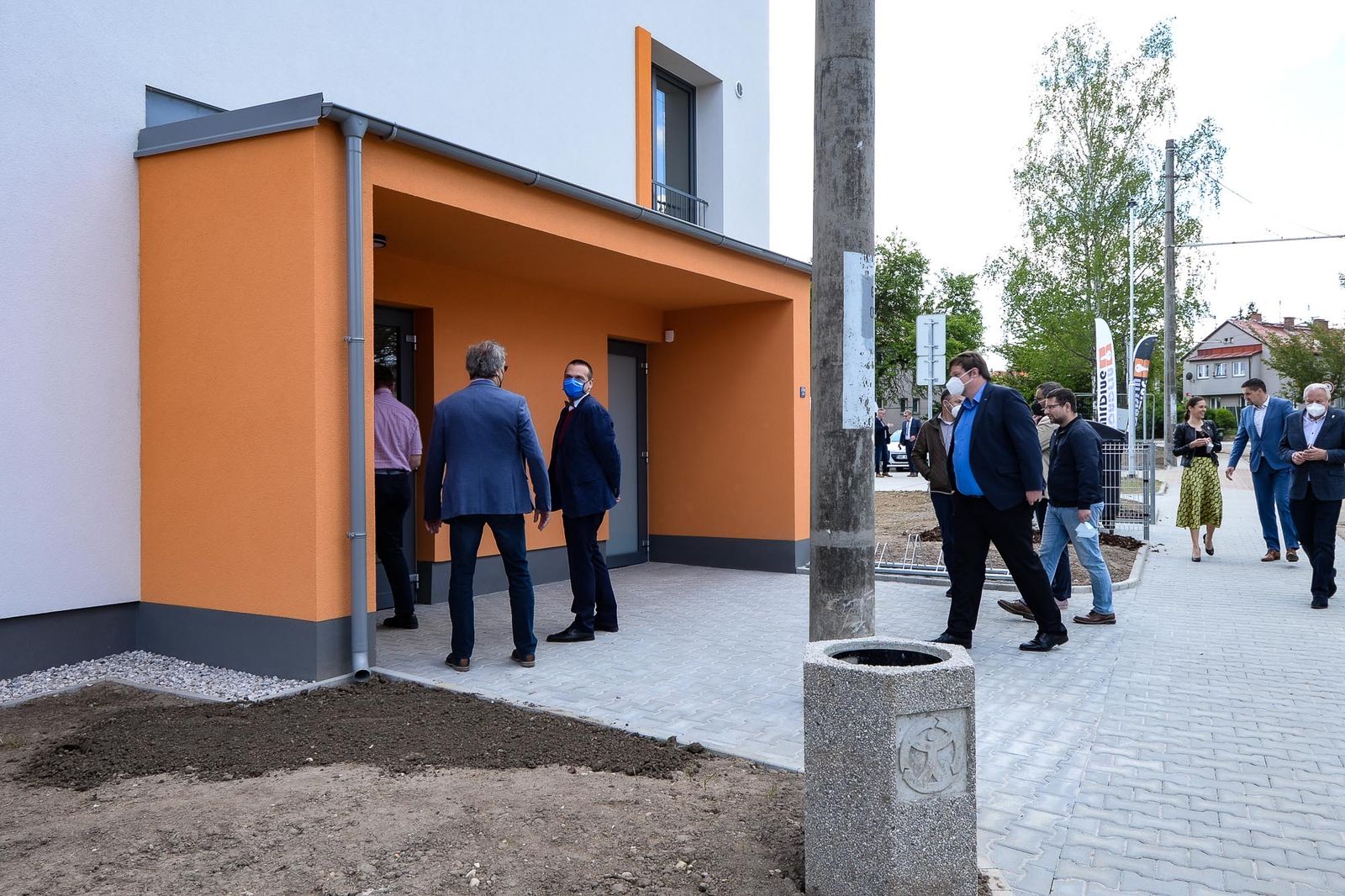 Dokončení 1. etapy bytového projektu v Zátiší (foto: M. Pecuch, 31.5.2021)