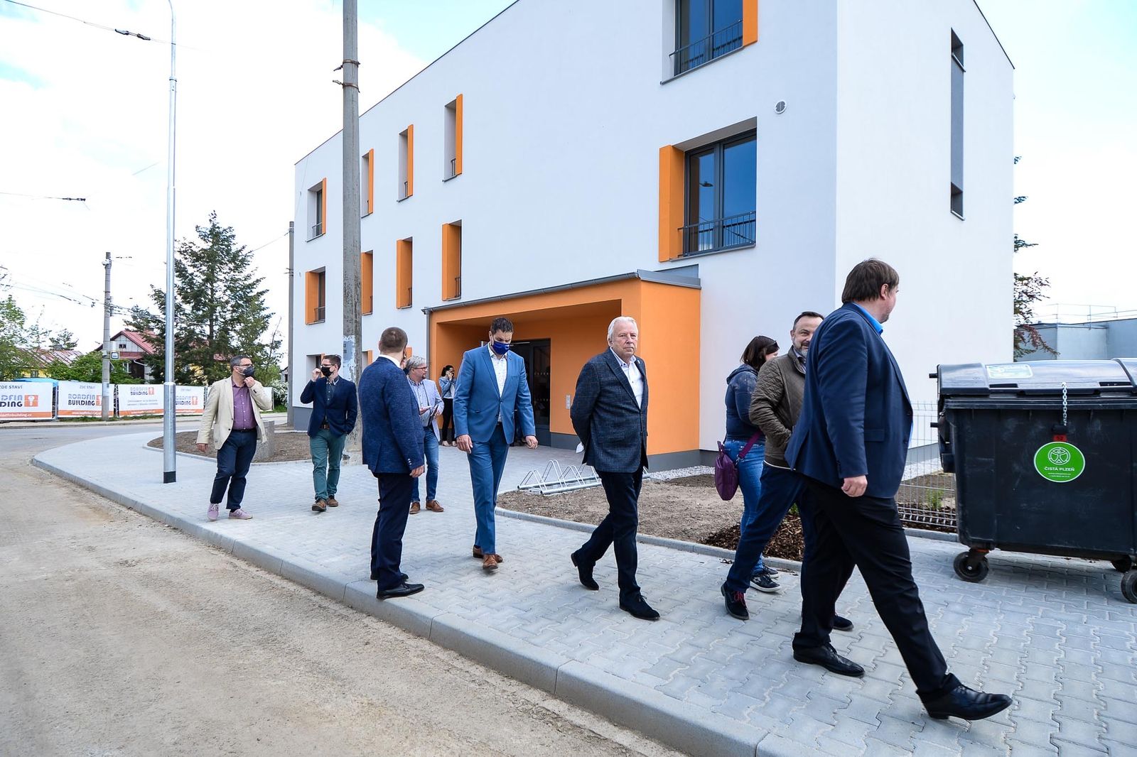 Dokončení 1. etapy bytového projektu v Zátiší (foto: M. Pecuch, 31.5.2021)