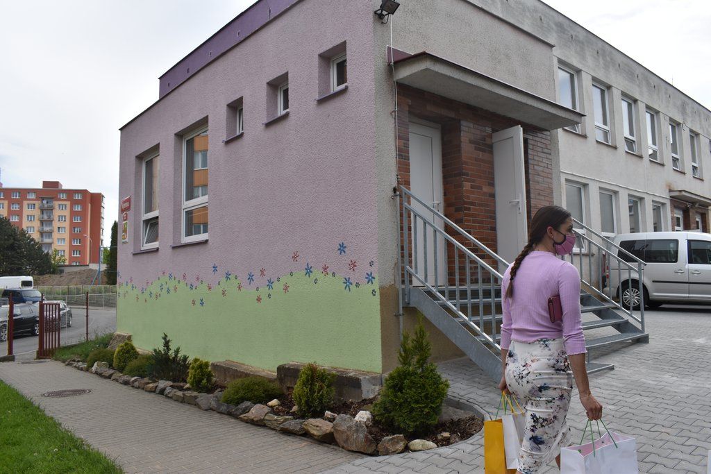 Oslava dětského dne nemohla chybět ani v Dětském domově Domino (foto: A. Jarošová, 1.6.2021)