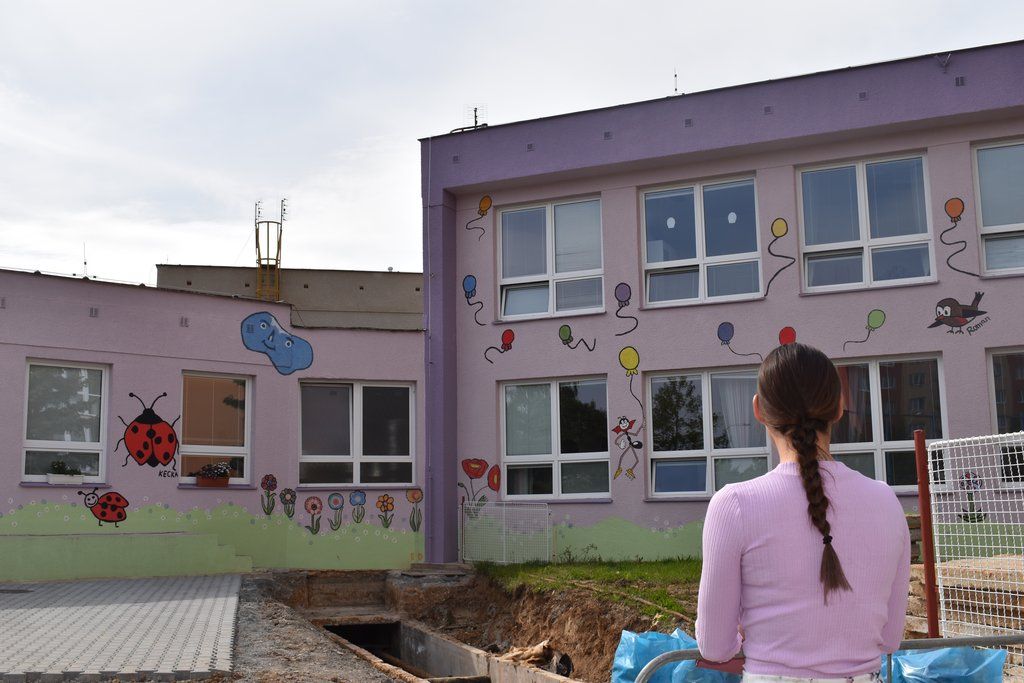 Oslava dětského dne nemohla chybět ani v Dětském domově Domino (foto: A. Jarošová, 1.6.2021)