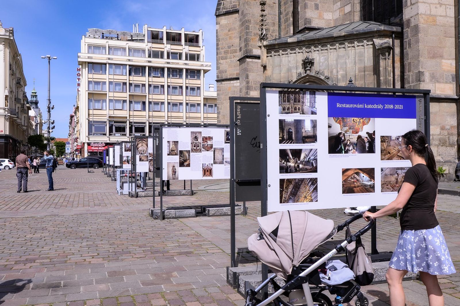 Otevření katedrály sv. Bartoloměje po tříleté rekonstrukci (foto: M. Pecuch, 2.6.2021)