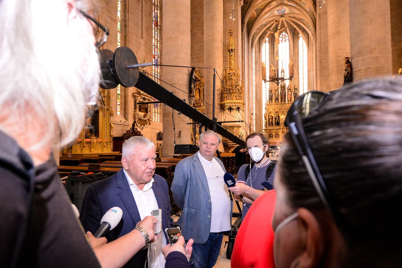 Otevření katedrály sv. Bartoloměje po tříleté rekonstrukci (foto: M. Pecuch, 2.6.2021)