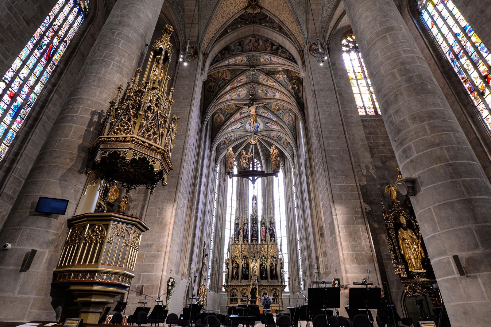 Otevření katedrály sv. Bartoloměje po tříleté rekonstrukci