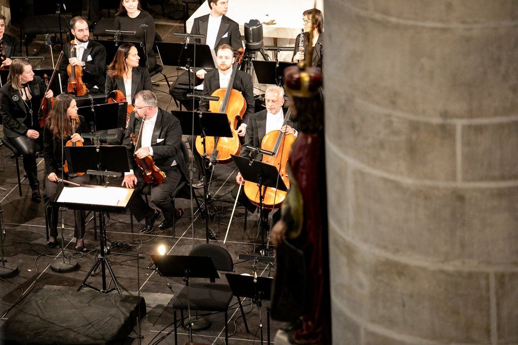 Slavnostní koncert k otevření katedrály (foto: J. Strašek, 2.6.2021)