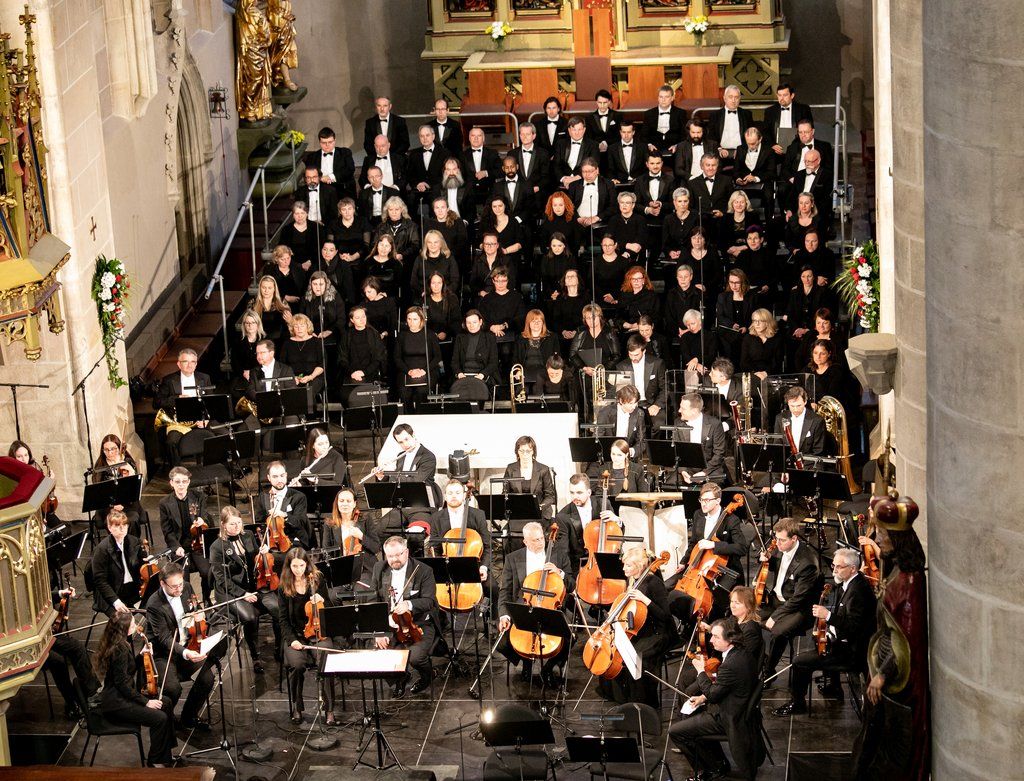 Slavnostní koncert k otevření katedrály (foto: J. Strašek, 2.6.2021)