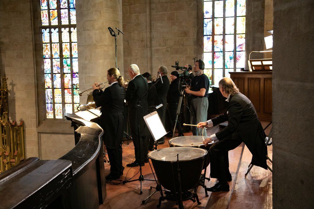 Slavnostní koncert k otevření katedrály (foto: J. Strašek, 2.6.2021)