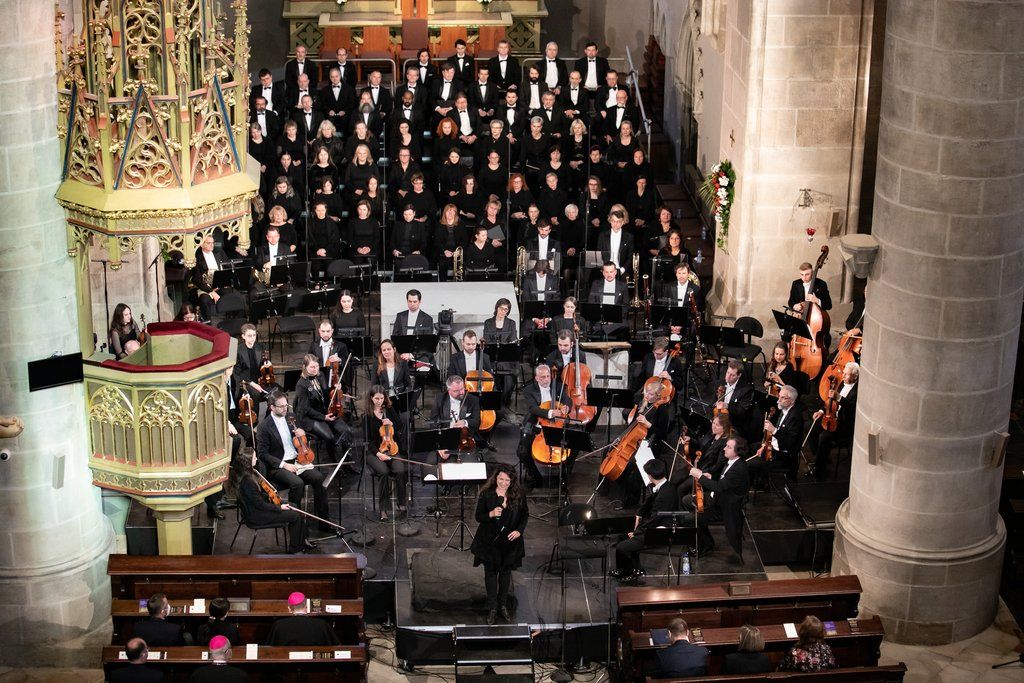 Slavnostní koncert k otevření katedrály (foto: J. Strašek, 2.6.2021)