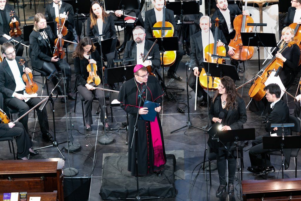 Slavnostní koncert k otevření katedrály (foto: J. Strašek, 2.6.2021)