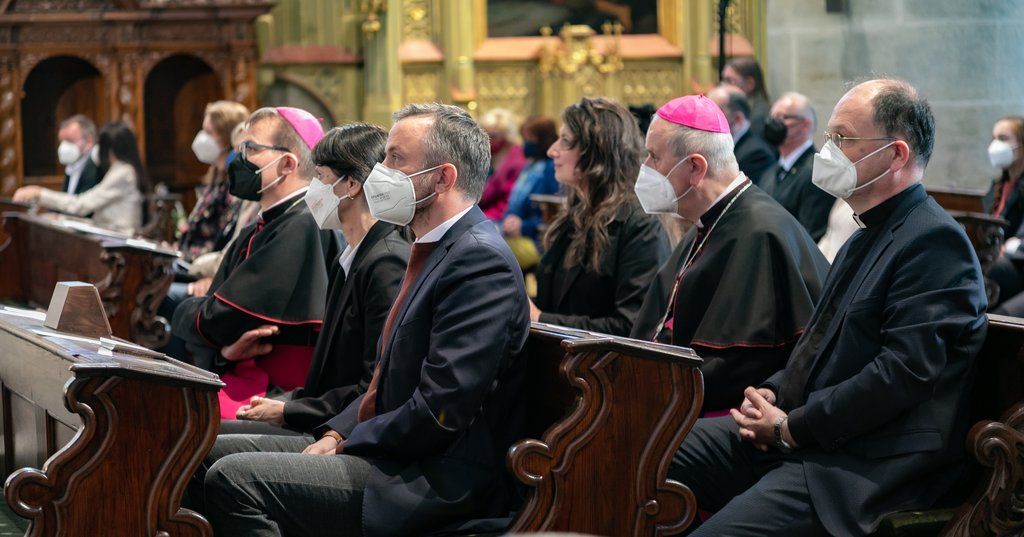 Slavnostní koncert k otevření katedrály (foto: J. Strašek, 2.6.2021)