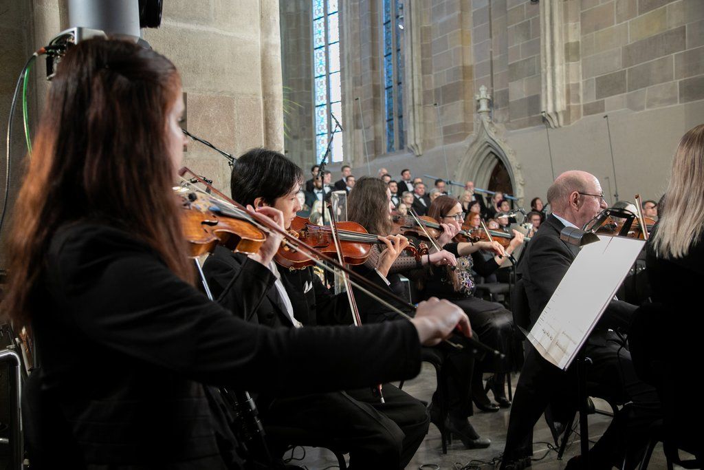 Slavnostní koncert k otevření katedrály (foto: J. Strašek, 2.6.2021)