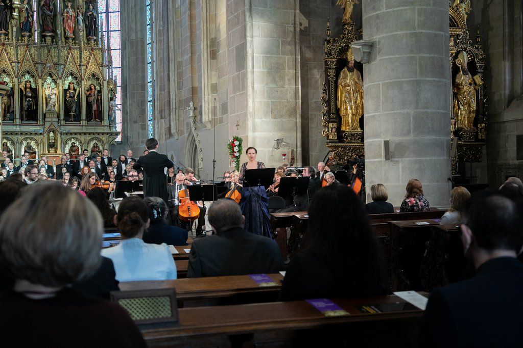 Slavnostní koncert k otevření katedrály (foto: J. Strašek, 2.6.2021)