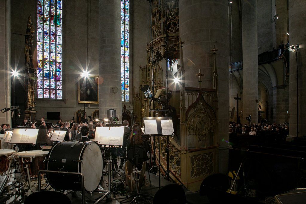 Slavnostní koncert k otevření katedrály (foto: J. Strašek, 2.6.2021)