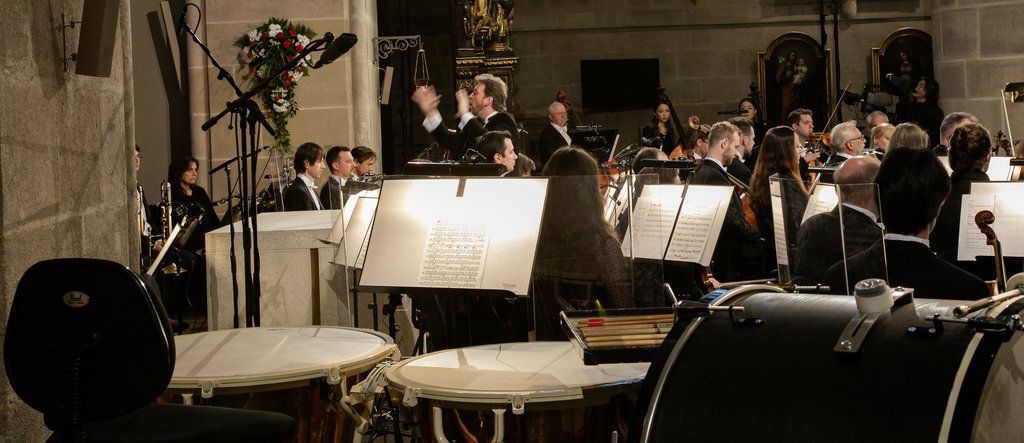 Slavnostní koncert k otevření katedrály (foto: J. Strašek, 2.6.2021)