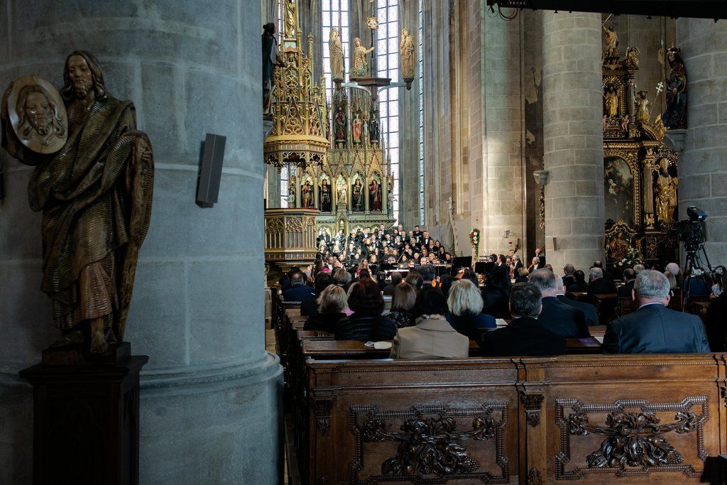 Slavnostní koncert k otevření katedrály (foto: J. Strašek, 2.6.2021)