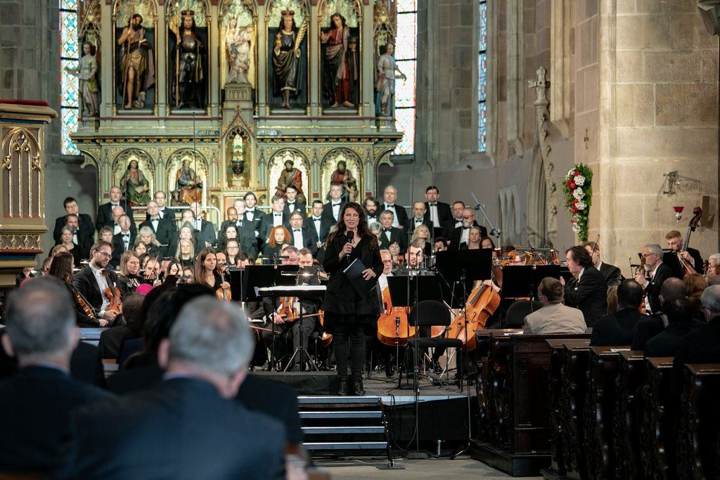 Slavnostní koncert k otevření katedrály (foto: J. Strašek, 2.6.2021)
