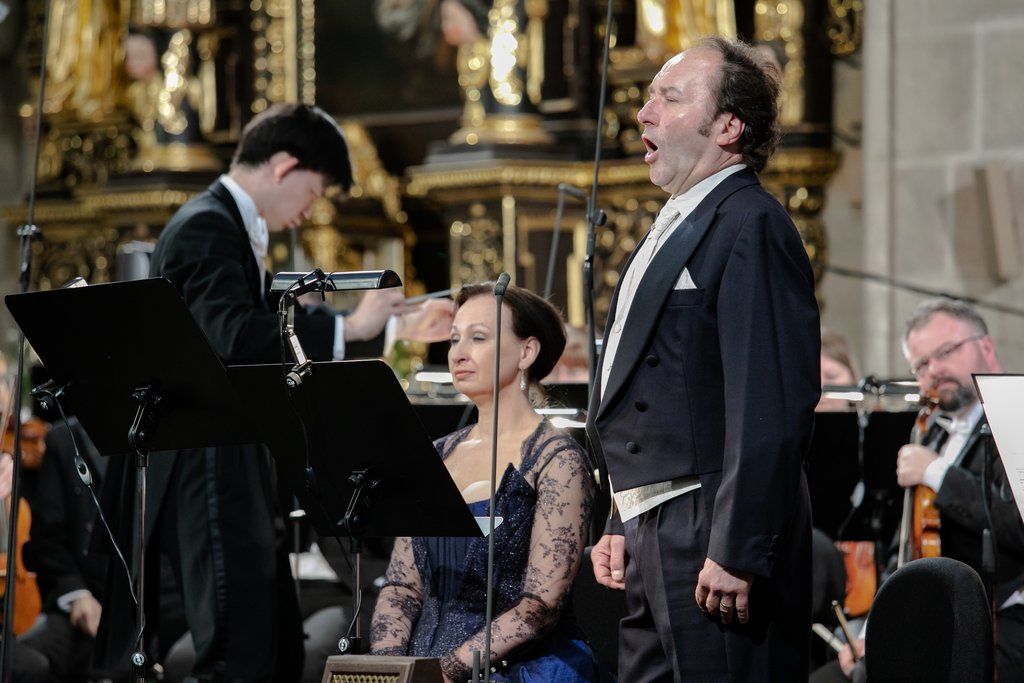 Slavnostní koncert k otevření katedrály (foto: J. Strašek, 2.6.2021)