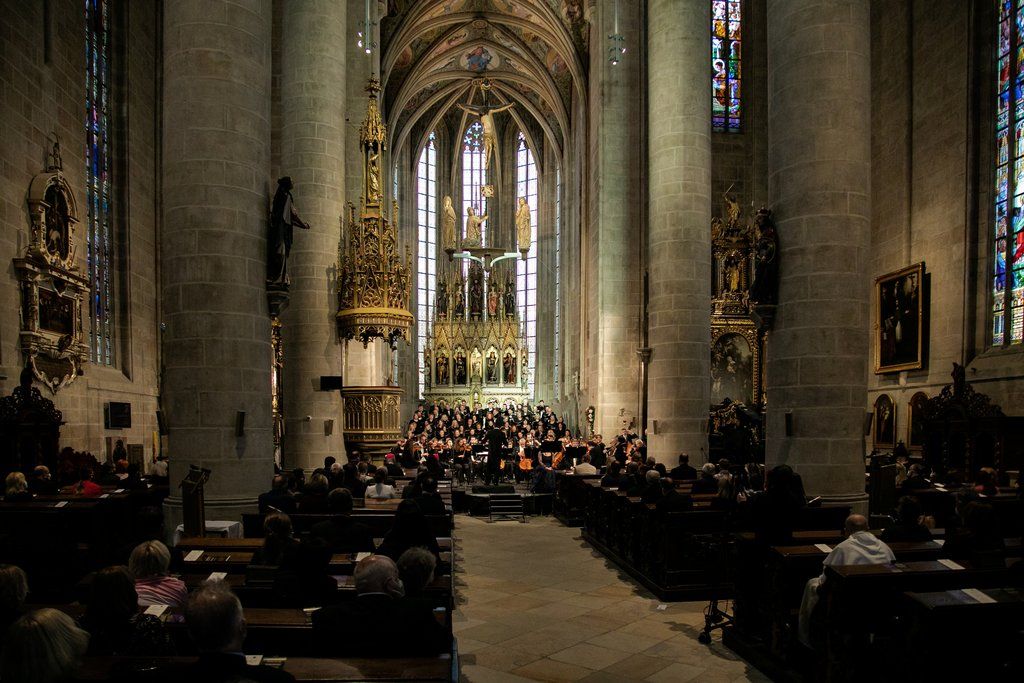 Slavnostní koncert k otevření katedrály (foto: J. Strašek, 2.6.2021)