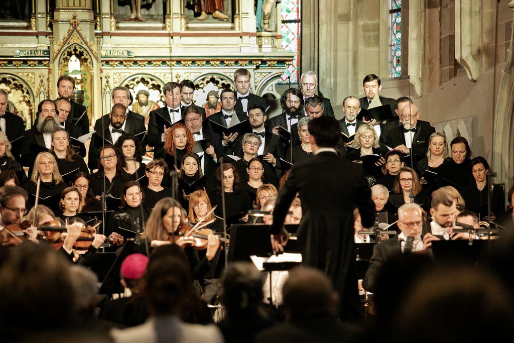 Slavnostní koncert k otevření katedrály (foto: J. Strašek, 2.6.2021)