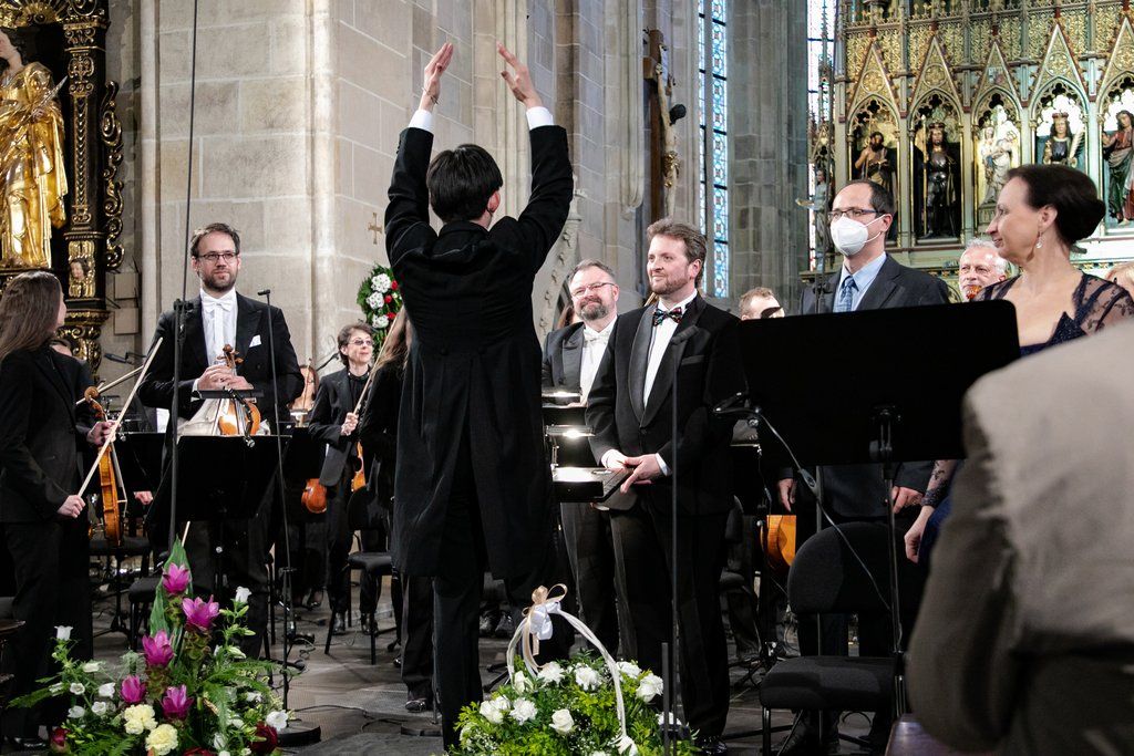 Slavnostní koncert k otevření katedrály (foto: J. Strašek, 2.6.2021)