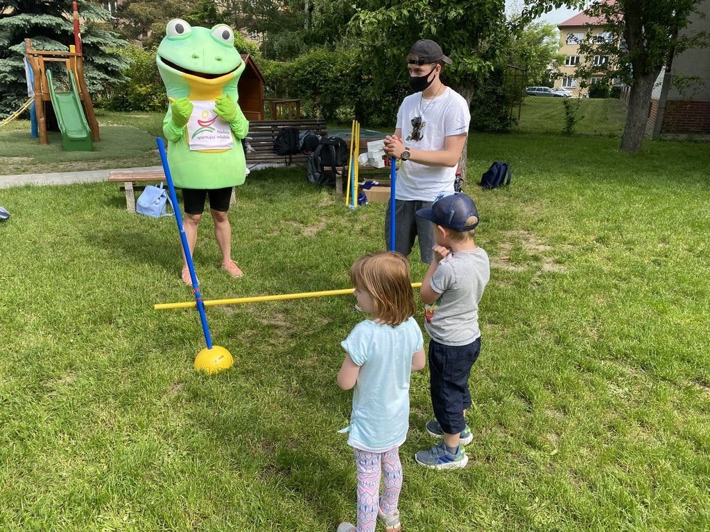 Sportovní hry mateřských škol (foto: H. Josefová, 4.6.2021)