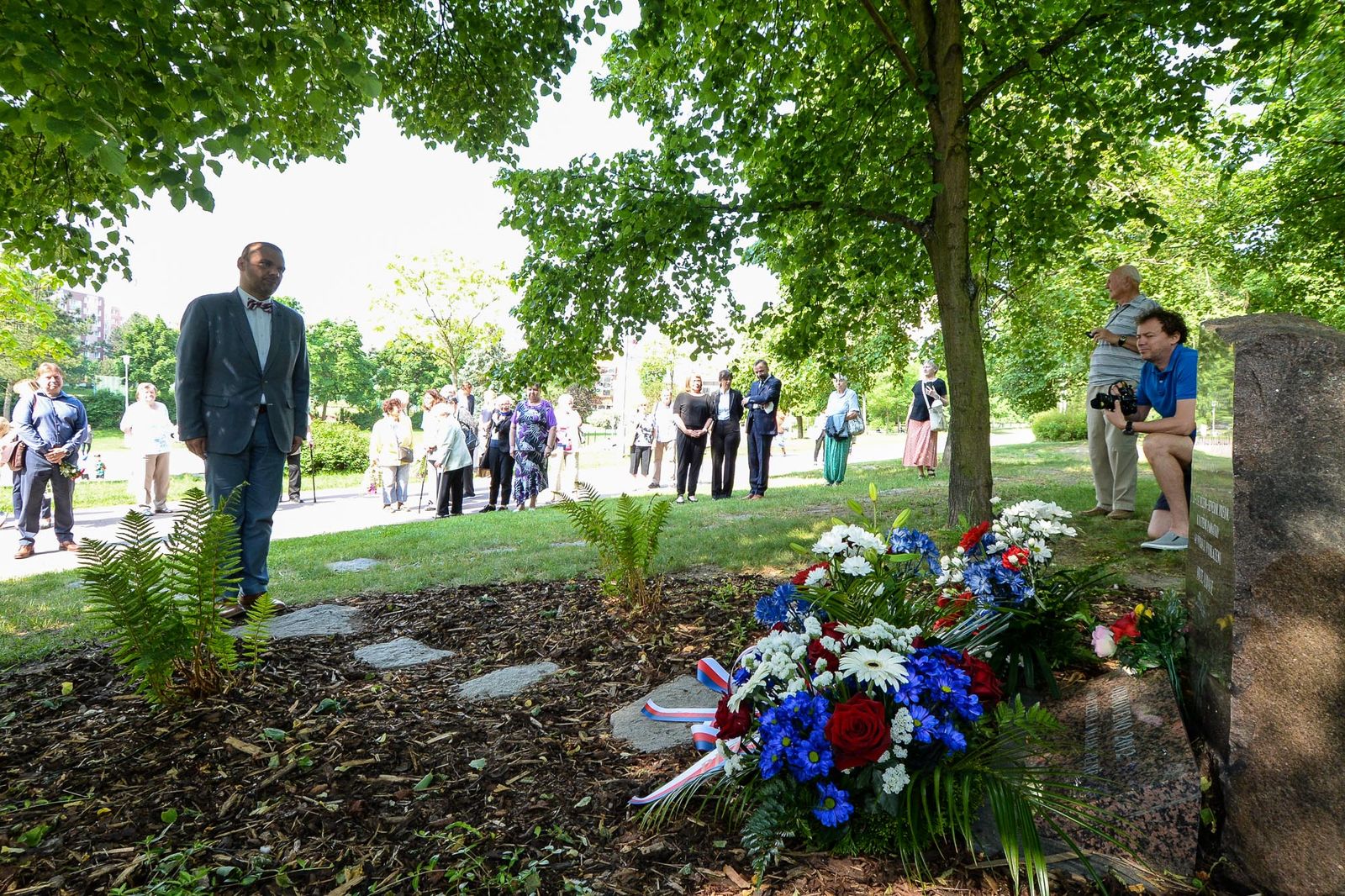 Primátor uctil památku lidických obětí (foto: M. Pecuch, 11.6.2021)