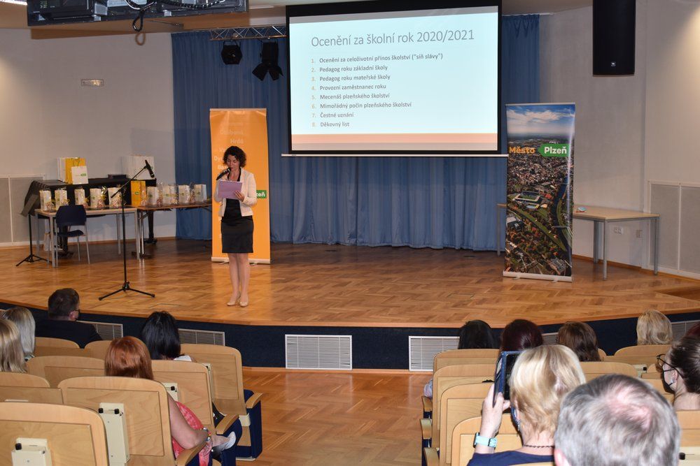 OCenění ve školství 2021 (foto: A. Jarošová, 16.6.2021)