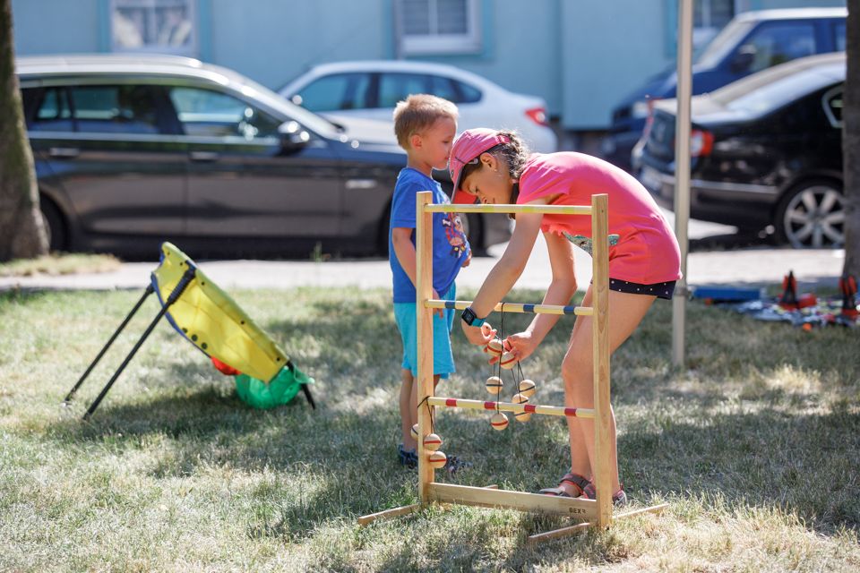 Olympiáda na Jiráskově náměstí (foto: Vít Štaif, 17.6.2021)