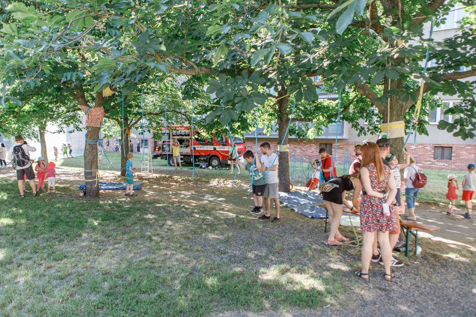 Olympiáda na Jiráskově náměstí (foto: Vít Štaif, 17.6.2021)