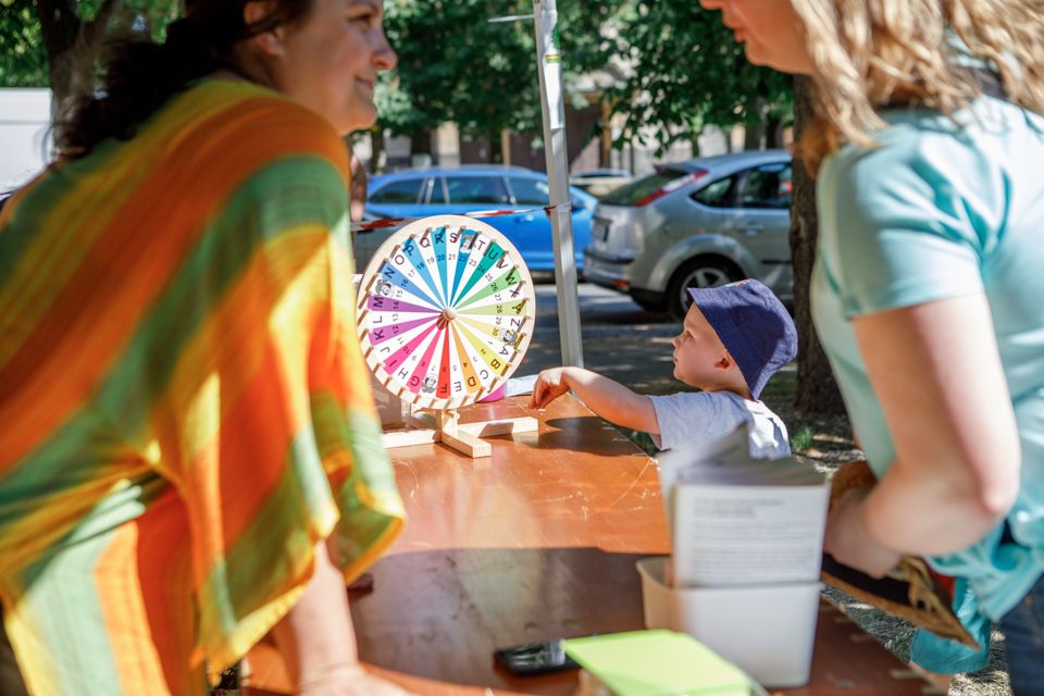 Olympiáda na Jiráskově náměstí (foto: Vít Štaif, 17.6.2021)