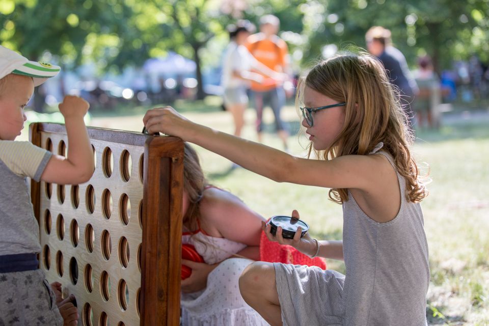 Olympiáda na Jiráskově náměstí (foto: Vít Štaif, 17.6.2021)
