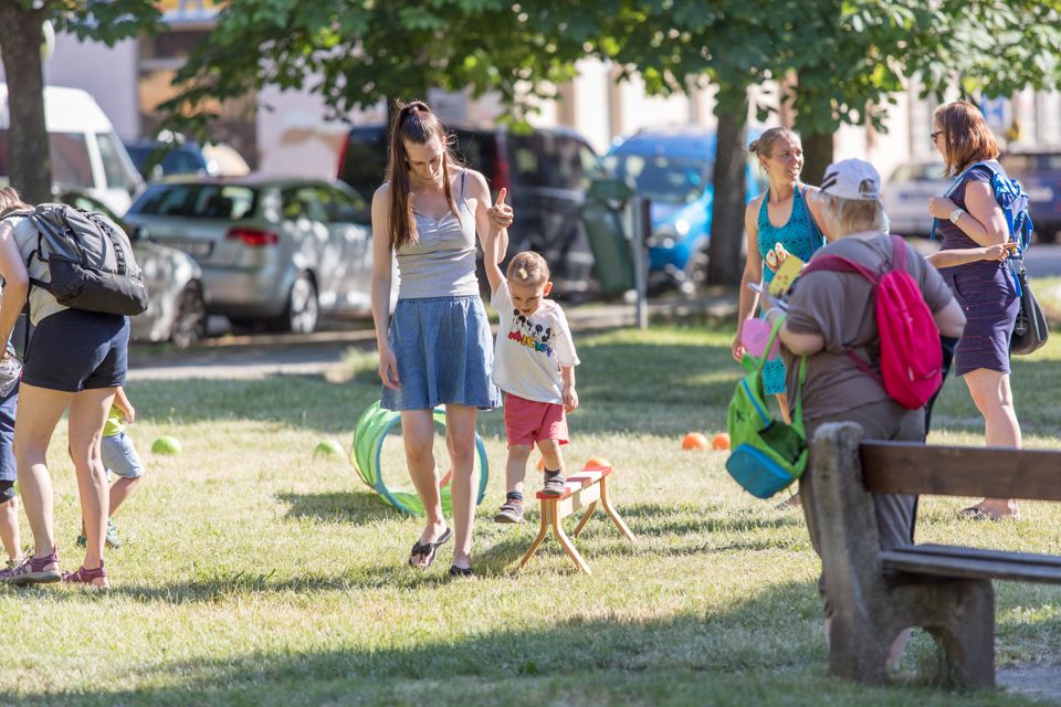 Olympiáda na Jiráskově náměstí (foto: Vít Štaif, 17.6.2021)
