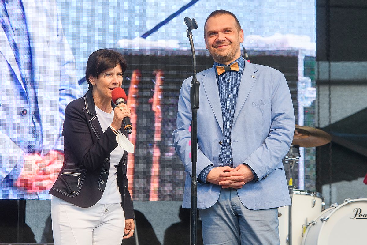 Plzeň a Plzeňský kraj poděkovaly zdravotníkům a dalším pracovníkům v první linii (foto: M. Chaloupka, 25.6.2021)